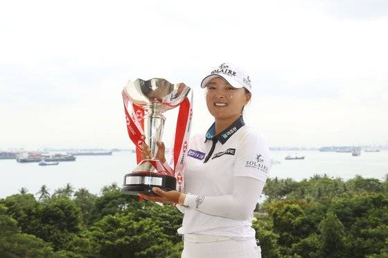 HSBC 위민스 월드 챔피언십에서 우승한 고진영. [사진 LPGA]