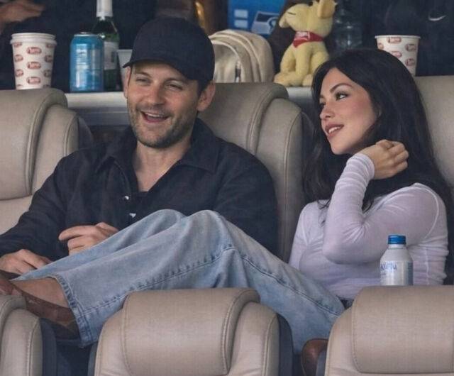 토비 맥과이어(왼쪽)와 미쉬카 실바. NBC 캡처