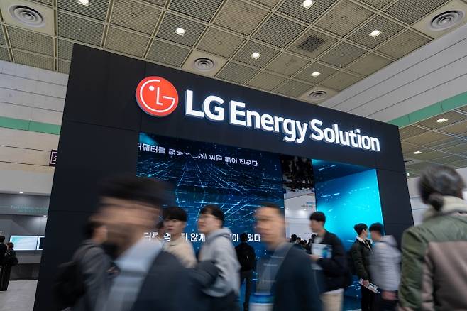 지난 11일  ‘인터배터리 2026’ 에 참가한 LG에너지솔루션. LG에너지솔루션 제공