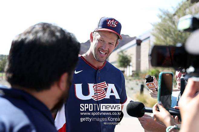 ▲ 은퇴 선언 후 미국 WBC 대표팀에 참가했던 클레이튼 커쇼.