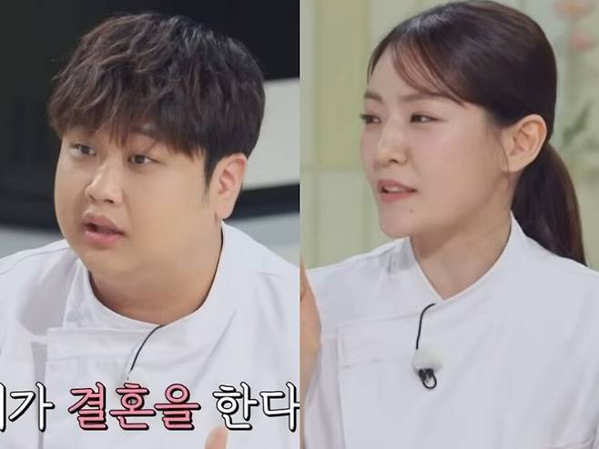 ▲ 셰프 윤남노(왼쪽)와 박은영. 출처|JTBC '냉장고를 부탁해' 캡쳐