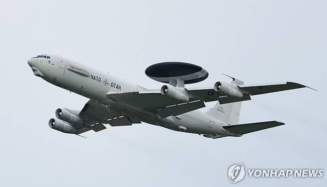 E-3 센트리 조기경보통제기 [EPA=연합뉴스 자료사진. 재판매 및 DB 금지]