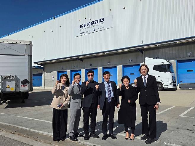 바르셀로나 물류센터 현장 점검 [BPA 제공]