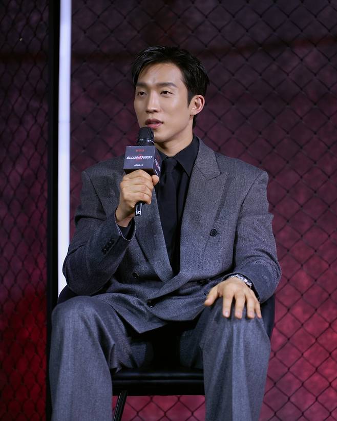 넷플릭스 '사냥개들' 시즌2 배우 우도환, 이상이, 정지훈이 포즈를 취하고 있다 / 사진제공=넷플릭스