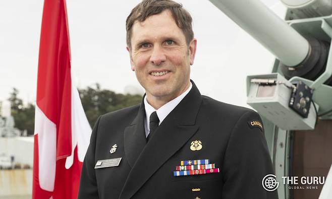 앵거스 탑시 캐나다 해군사령관. (사진=오소영 기자)