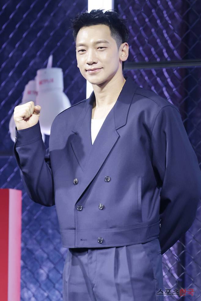 넷플릭스 시리즈 '사냥개들' 시즌2 제작발표회에 참석한 정지훈(비). 2026. 3.31 ⓒ이혜영 기자 lhy@hankooki.com