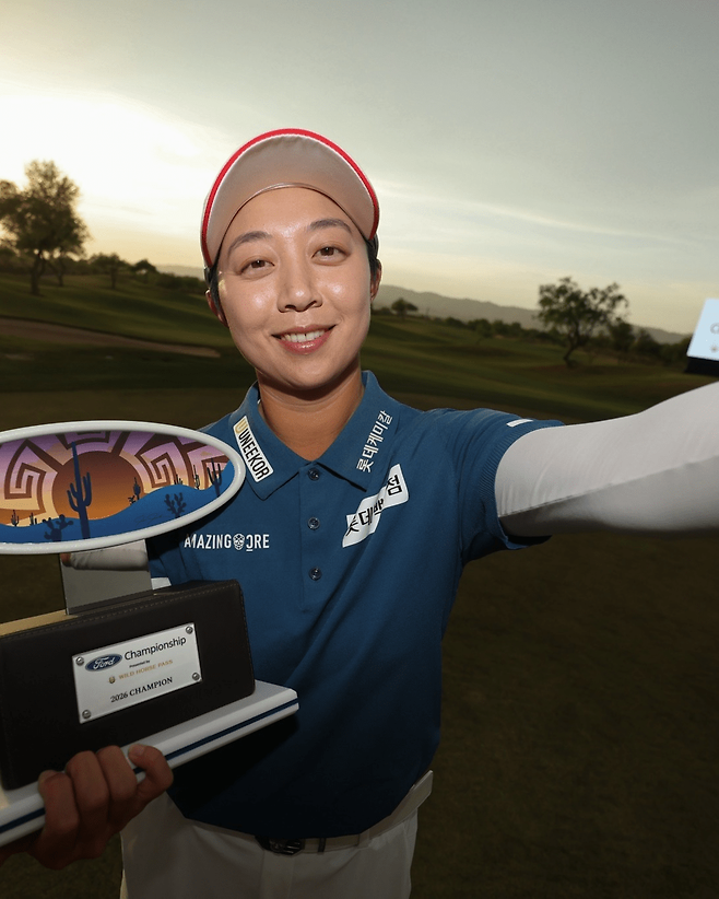 포드 챔피언십에서 2연패이자 2주 연속 우승을 이룬 김효주. LPGA 홈페이지
