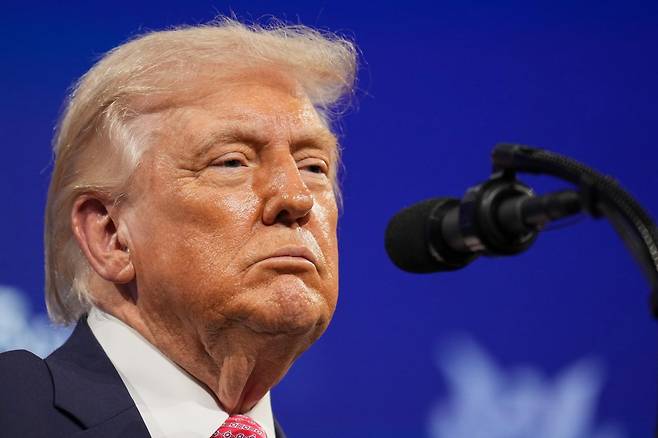 도널드 트럼프 미국 대통령. AP=뉴시스