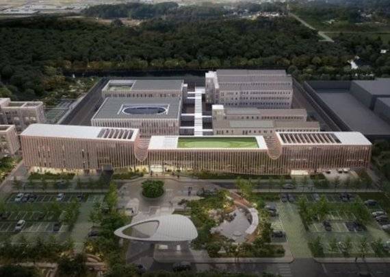 온라인에서 화성 여자 교도소 조감도로 확산된 이미지. 해당 조감도에 법무부는 "사실과 다르다"고 밝혔다. /사진=온라인 커뮤니티 캡처