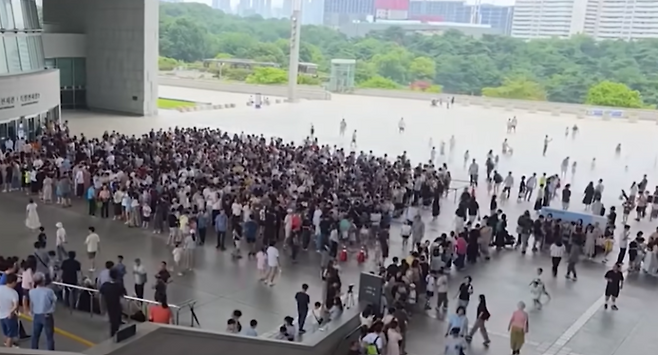 국립중앙박물관 방문객 (sbs 뉴스 갈무리)