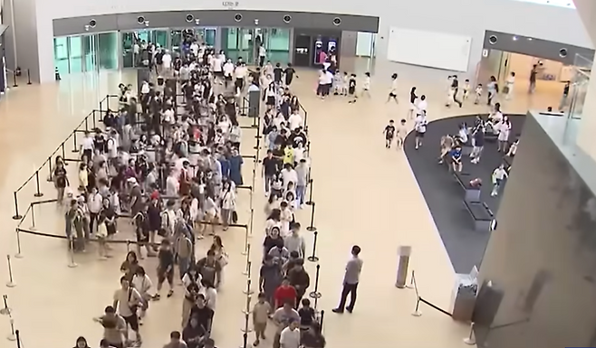 국립중앙박물관 방문객 (sbs 뉴스 갈무리)