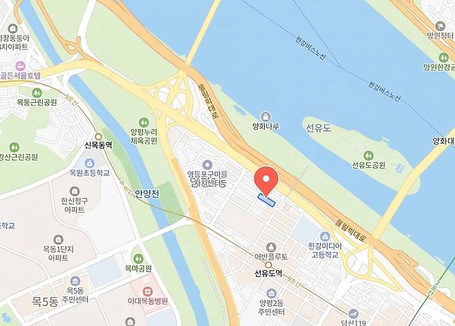 롯데물산이 아파트를 지을 예정인 서울 영등포구 양평동 일대 부지. 네이버지도 캡처