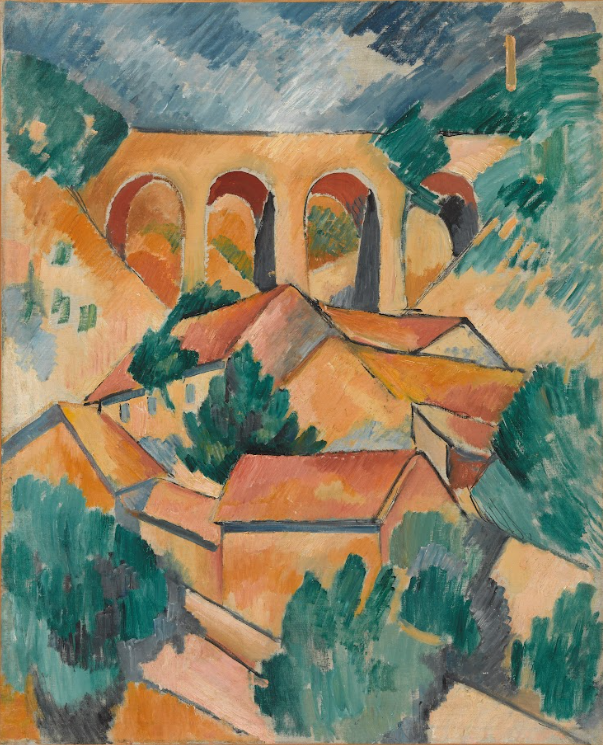 "The Viaduct at L'Estaque" by Georges Braque (Collection Centre Pompidou, Paris)
