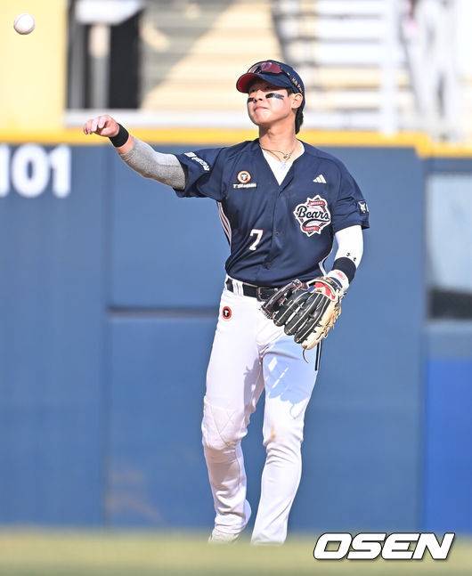 [OSEN=창원, 이석우 기자] 두산 베어스 박찬호 219 2026.03.28 / foto0307@osen.co.kr