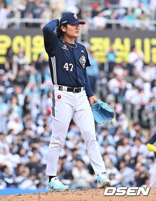 [OSEN=창원, 이석우 기자] 두산 베어스 곽빈 114 2026.03.29 / foto0307@osen.co.kr