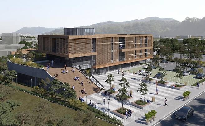 춘양면 행정·문화·복지 기능을 통합한 복합시설 늘봄춘양 조감도. 지역 생활서비스 접근성을 높이는 면 단위 도시재생 거점으로 활용될 예정이다. <봉화군 제공>