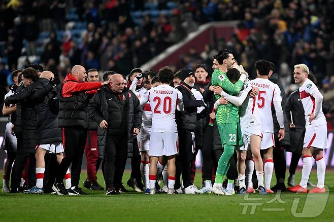 튀르키예가 24년 만에 FIFA 월드컵에 진출했다.  ⓒ AFP=뉴스1