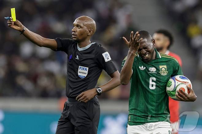파나마와 평가전에서 패배한 남아공. ⓒ AFP=뉴스1