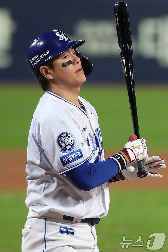 삼성 강민호. 2025.10.22 ⓒ 뉴스1 공정식 기자