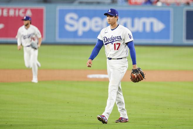 <yonhap photo-6013="">오타니 쇼헤이(32·LA 다저스)가 2026시즌 첫 선발 투수 등판에서 쾌투를 펼쳤다. 특유의 '스포츠맨십'도 드러났다. EPA/CHRIS TORRES/2026-04-01 14:49:20/ <저작권자 ⓒ 1980~2026 ㈜연합뉴스. 무단 전재 재배포 금지, AI 학습 및 활용 금지></yonhap>