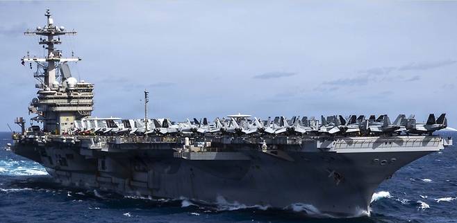 조지 부시 항공모함. [사진출처 = SNS]