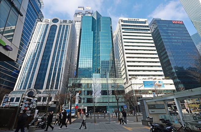 서울 여의도 증권가. [연합뉴스]