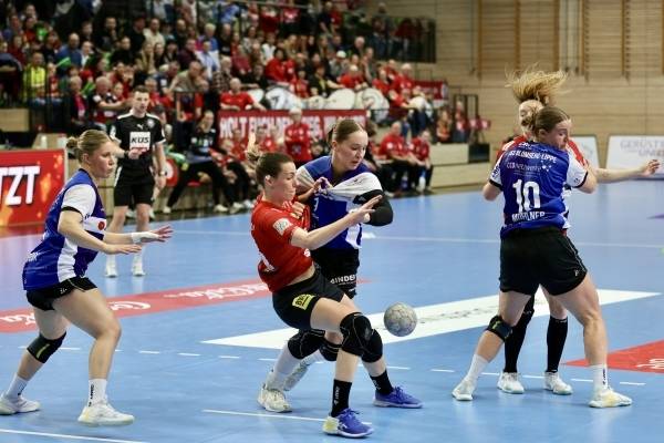 사진 2025/26 시즌 독일 여자 핸드볼 분데스리가 블롬베르크 리페와 할레 노이슈타트 경기 모습, 사진 출처=블롬베르크 리페