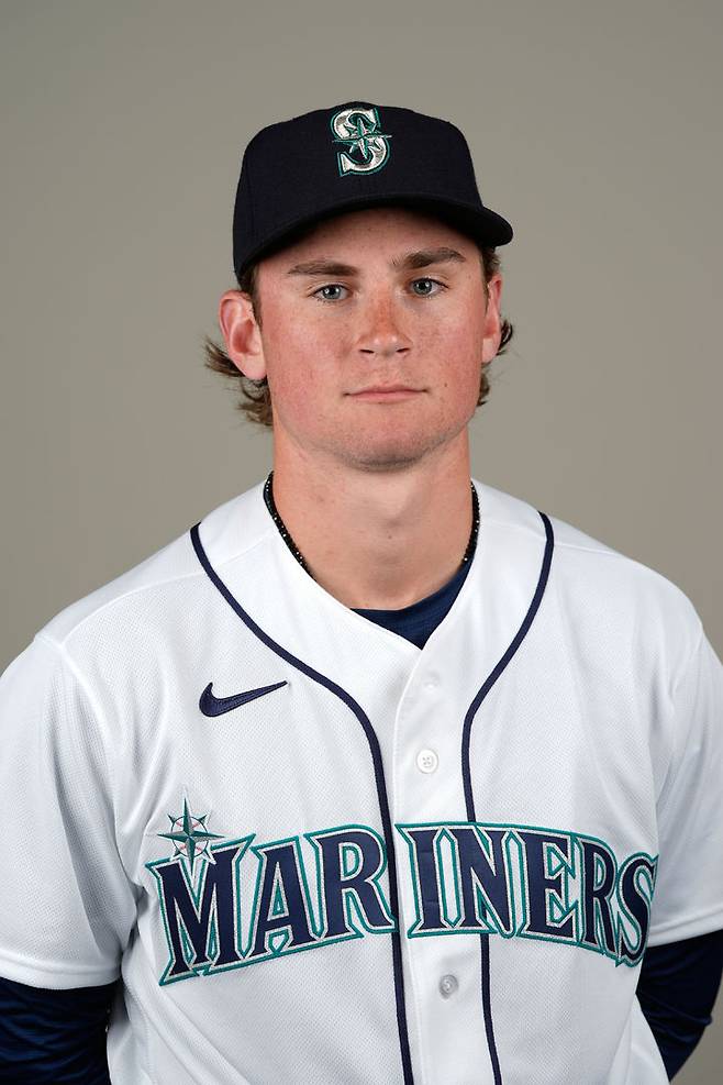 [피오리아=AP/뉴시스] 메이저리그(MLB) 시애틀 매리너스의 콜트 에머슨. 2026.02.19