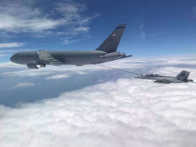 미국 보잉의 KC-46 공중급유기