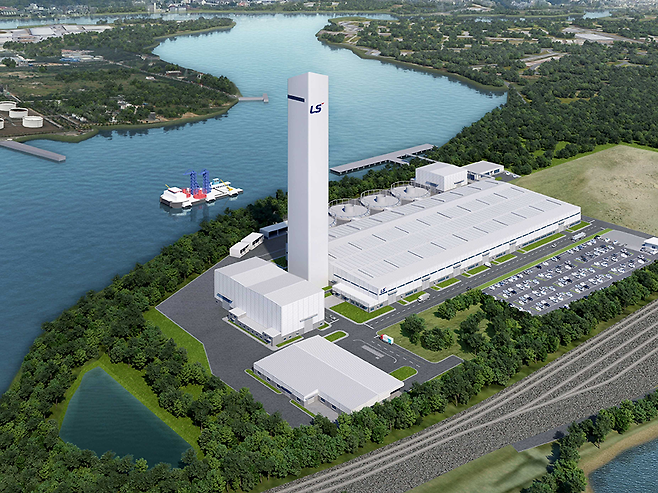 LS전선의 미국 버지니아 해저케이블 공장 조감도. 사진 제공=LS전선
