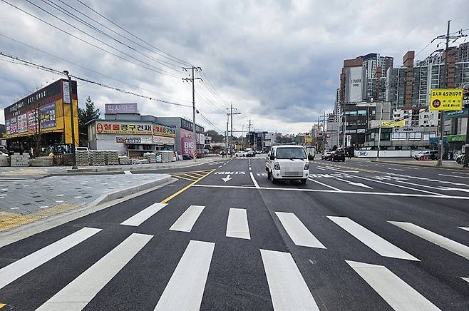 의정부시, 만가대 교차로 교통환경 개선 [의정부시 제공. 재판매 및 DB 금지]