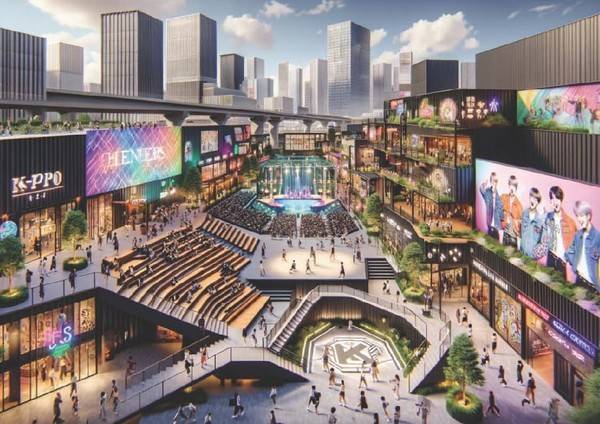 인천경제청이 진행한 송도 7공구 '문화의 거리' 디자인 공모전 당선작 [사진= 인천경제청]