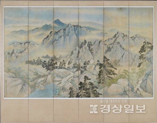 ▲ 이당 김은호 '산수도'