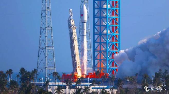 중국 갤럭시스페이스가 지난 1월 19일 하이난성에서 상업용 위성을 발사하고 있다. (사진=갤럭시스페이스 홈페이지)