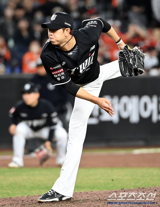 31일 대전한화생명볼파크에서 열린 KT와 한화의 경기. 역투하는 KT 김민수. 대전=허상욱 기자wook@sportschosun.com/2026.03.31/