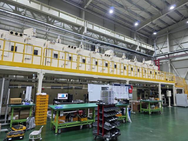 CIS 성서 사업장에서 테스트 중인 하이브리드 건조 코터