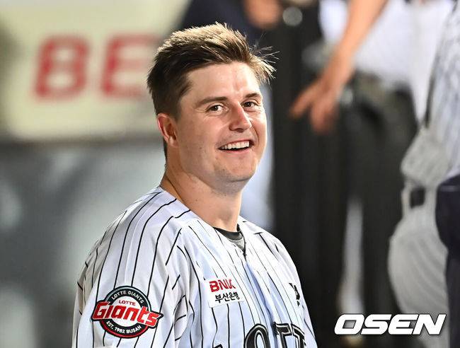 [OSEN=이석우 기자] 롯데 시절 터커 데이비슨. 2025.04.18 / foto0307@osen.co.kr