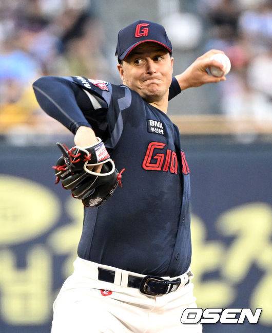 [OSEN=이대선 기자] 롯데 시절 터커 데이비슨. 2025.07.19 /sunday@osen.co.kr