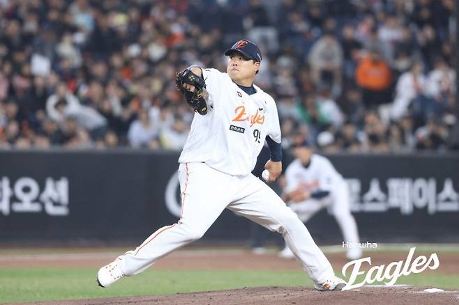 한화 류현진이 1일 대전한화생명볼파크서 열린 KT전서 역투하고 있다. 사진제공|한화 이글스