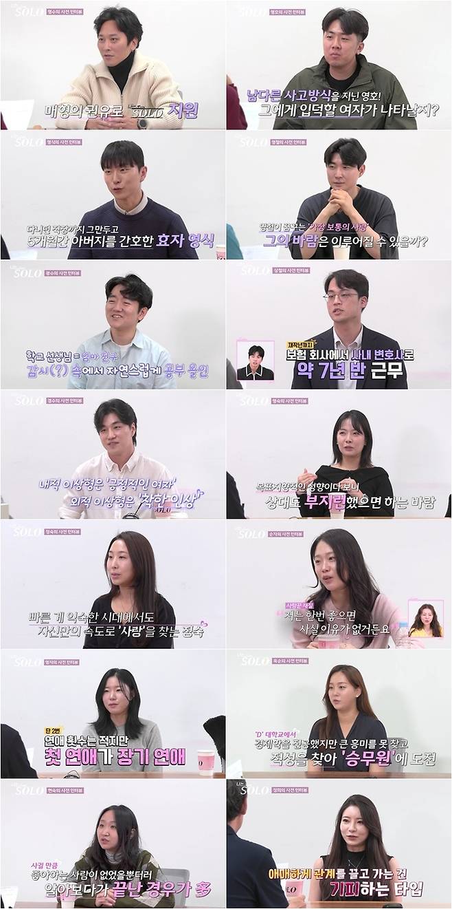 ‘나는 SOLO’. 사진|SBS Plus, ENA