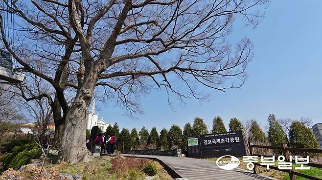 군하숲길과 김포국제조각공원으로 접어드는 길목. 유승혜 사진작가
