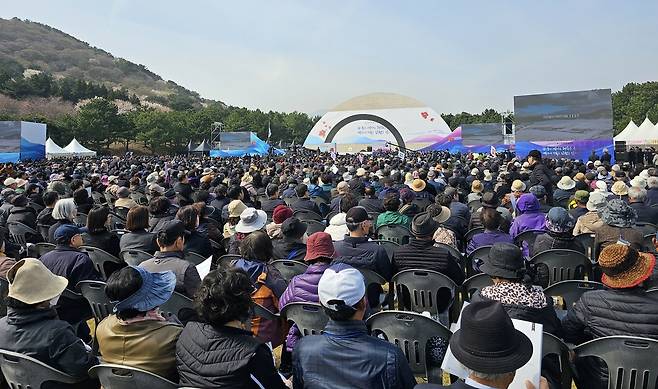 제78주년 제주4.3희생자 추념식이 3일 오전 10시 제주4.3평화공원에서 거행됐다. ⓒ제주의소리
