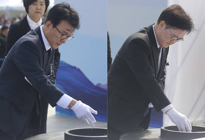 김민석(왼쪽), 우원식 / 사진=제주도청출입기자단