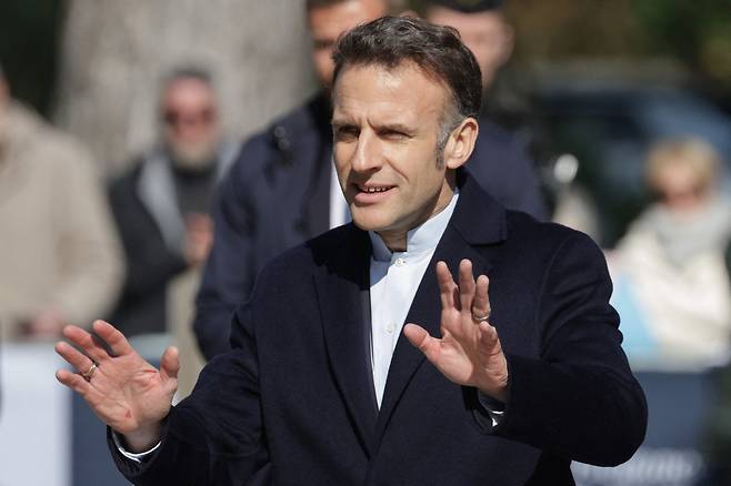 에마뉘엘 마크롱 프랑스 대통령.(AFP/연합뉴스)