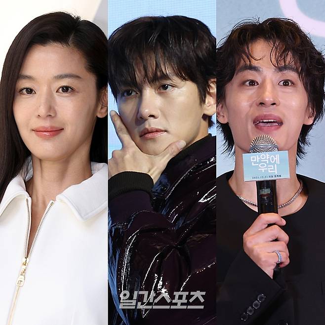왼쪽부터 전지현, 지창욱, 구교환 (사진=IS포토)