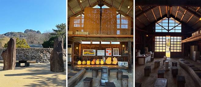 석재 마을과 어우러진 이사무 노구치 정원 미술관. / 사진. ⓒ진세인