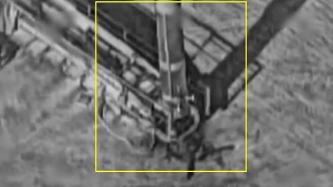 2월 28일(현지시간) 이스라엘군이 공개한 이란의 탄도미사일 발사대. IDF 제공