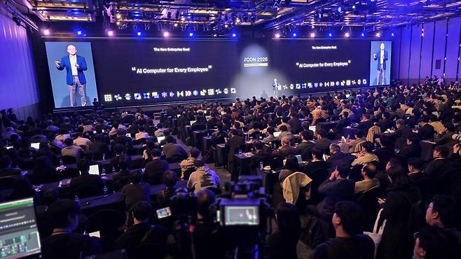 메가존클라우드 'ICON 2026' 메가존클라우드는 지난 2일 서울 강남구 인터컨티넨탈 서울 파르나스에서 파트너 컨퍼런스 'ICON 2026'을 개최했다. [메가존클라우드 제공. 재판매 및 DB 금지]