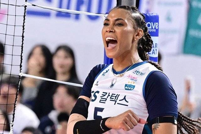 GS칼텍스를 2025~2026 프로배구 여쟈부 챔피언 등극 문턱까지 이끈 실바 한국배구연맹(KOVO) 제공