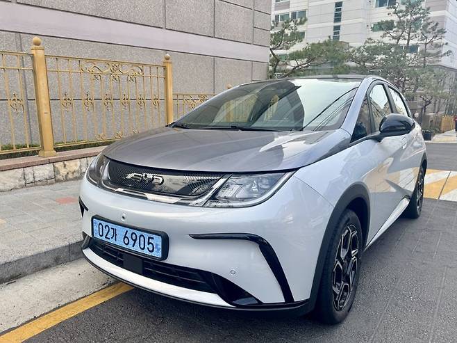 BYD 돌핀 액티브. 사진=김동찬 기자.